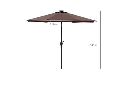 Outsunny 2.7m Parasol Umbrella