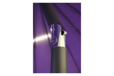 2.6m Purple Parasol Crank Tilt Function