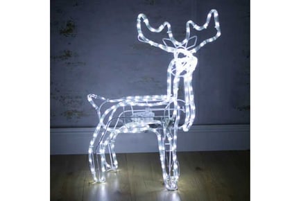 Xmas Reindeer Static LED Rope Lights
