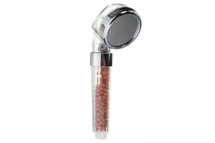 Water Saving Mineral Filtered High Pressure Shower Head - 3 Modes