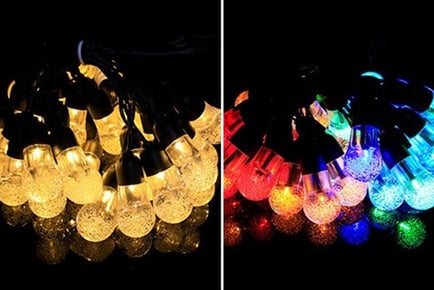 Solar Hanging Lights - 5m or 6.5m