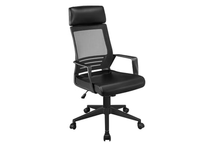 Ergonomic Leather Office Chair - 2 Colours!