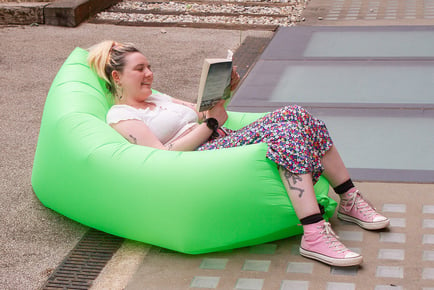 Outdoor inflatable lazy sofa, Green