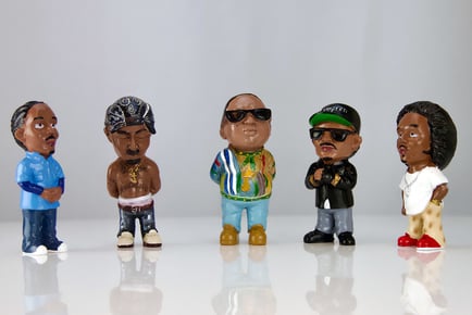 Mini Celeb Rapper Inspired Garden Gnome - 5 Styles!