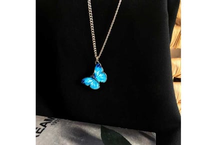 Turquoise Butterfly Necklace