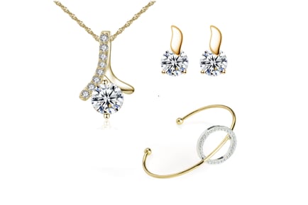 Necklace Bangle Earrings Tri-Set