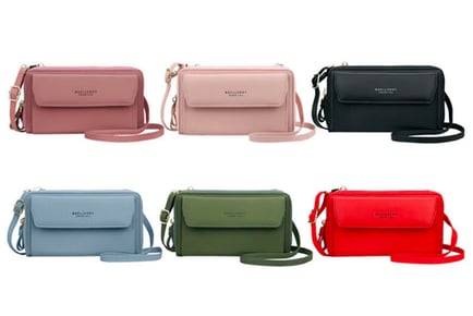 Women's Smart Crossbody/Clutch Bag - 6 Colours