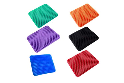 Gel Office Chair Cushion - 6 Colours!