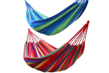 Portable Outdoor Lazy Hammock - 1 or 2 Person Option!