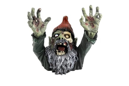 Novelty Mini Zombie Halloween Garden Gnome - 2 Designs