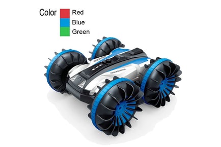 Remote Control Amphibious Car Toy - 3 Colours!