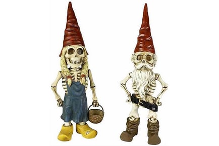 Halloween Skeleton Garden Gnomes - 3 Styles!