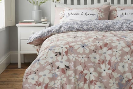 Romantic Bloom Duvet Cover Set - Single, Double or King