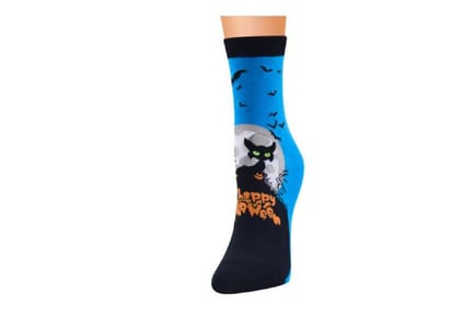 NEW 5pcs Women's Halloween Tube Socks