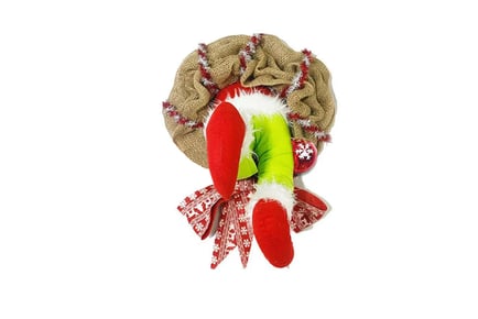 Grinch Inspired Christmas Wreath - 3 Sizes!