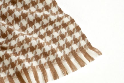 Women's Houndstooth Winter Scarf - 7 Colours