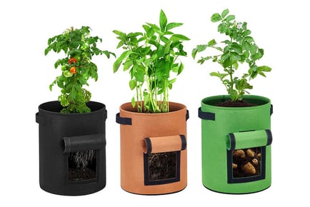 DIY Garden Plant Grow Bag - Black, Green or Brown