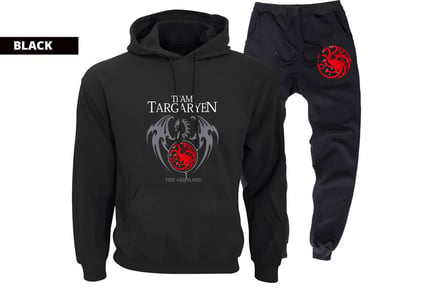 Team Targaryen Dragon Inspired Men's Pullover Hoodie - 6 Colours