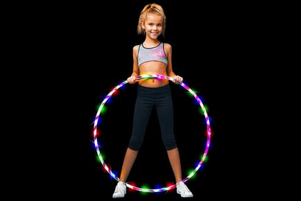 36” Kid's LED Light Up Hula Hoop