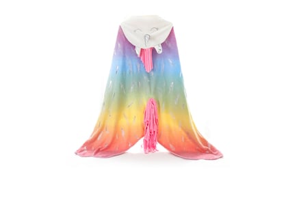 Sparkly Unicorn Rainbow Hooded Blanket - 2 Styles!