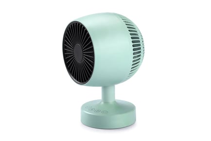 Portable Rotating Desk Heater/Cooler - 3 Colours Available