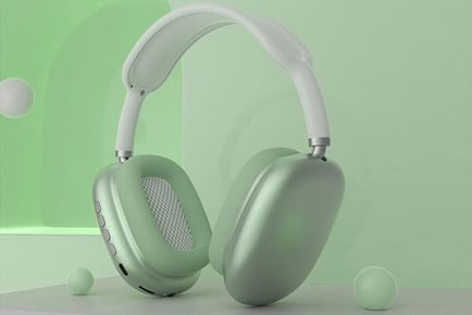 Green Noise Reduction Bluetooth Wireless Headphones