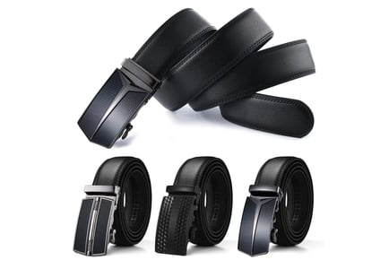 Men's Leather Belt - 3 Styles!