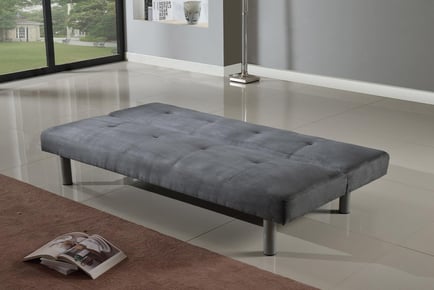 Monza Faux Suede Sofa Bed - Blue, Grey, Cinnamon or Cream!