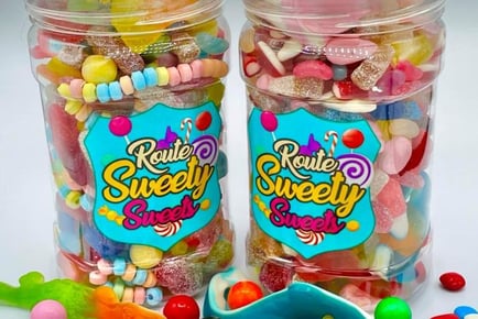 Fathers Day: 2.5kg Pick & Mix Sweet Jar - Route Sweety Sweets