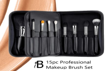 15pc Professional Brush Set in Case