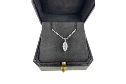 Marquise Cut Pendant Necklace