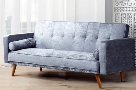 Modern Sofa Bed In Miami Crushed Velvet Design