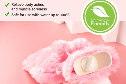 2L Hot Water Bottle with Plush Cover