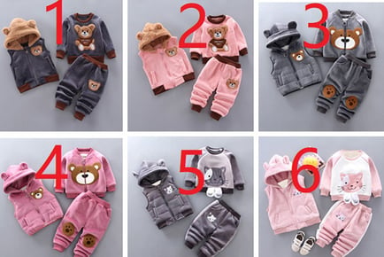 Kids Cosy Winter Set - Gilet, Jumper, And Bottoms!