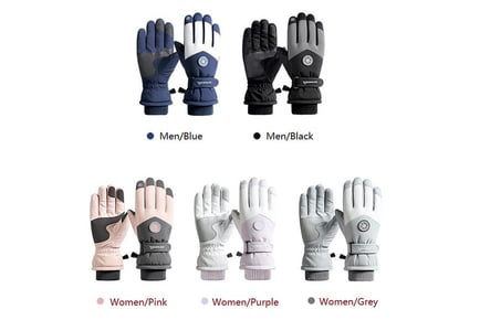 Plush Thermal Touch Screen Winter Gloves