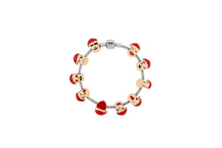 Santa Bracelet & Earrings Set - Xmas Box