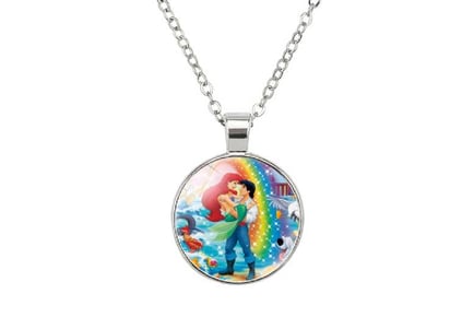 Little Mermaid Ariel and Eric Necklace