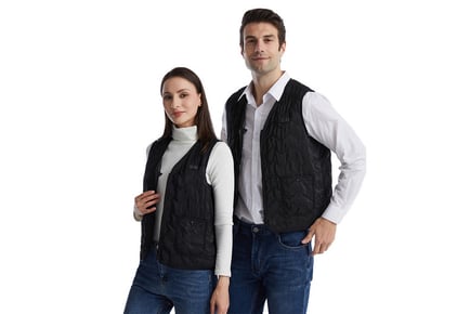 Electric Heating Waistcoat Vest - Medium - 5XL Sizes!