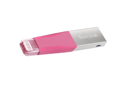 SanDisk 3.0 IXpand Mini 128GB Pink USB Stick