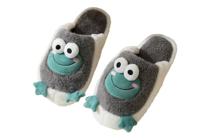 Cotton Frog Indoor Slippers