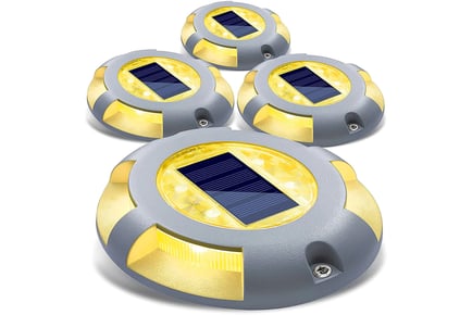 Solar Outdoor Pathway Deck Lights - 1, 2, or 4!