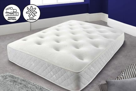 Luxury Extra-Thick Memory Foam Mattress, King