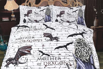 Mother of Dragon-Inspired Bedding Set - Single, Double or King