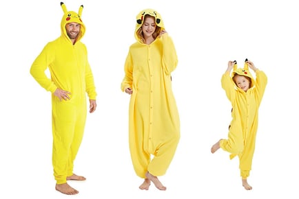 Pokemon Inspired Pikachu Onesie - Kids and Adults Sizing!
