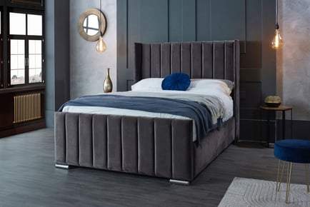 Hilton Panel Design Bedframe with Orthopaedic Mattress