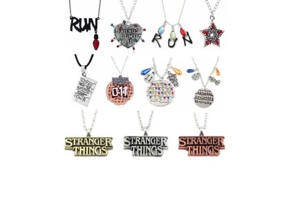 Stranger Things Necklace Christmas Crackers - 6 Pack