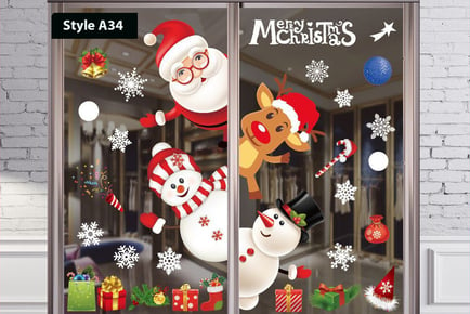 Window Stickers Christmas Decorations