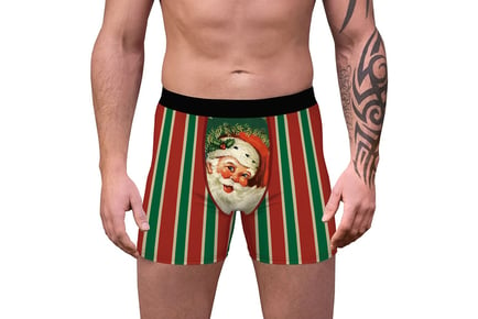 Novelty Christmas Printed Boxers