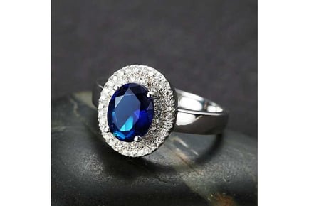 Blue Crystal Ring + Special MSG Box