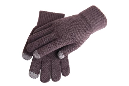 2 Pairs of Men's Padded Winter Touchscreen Gloves - 4 Colours